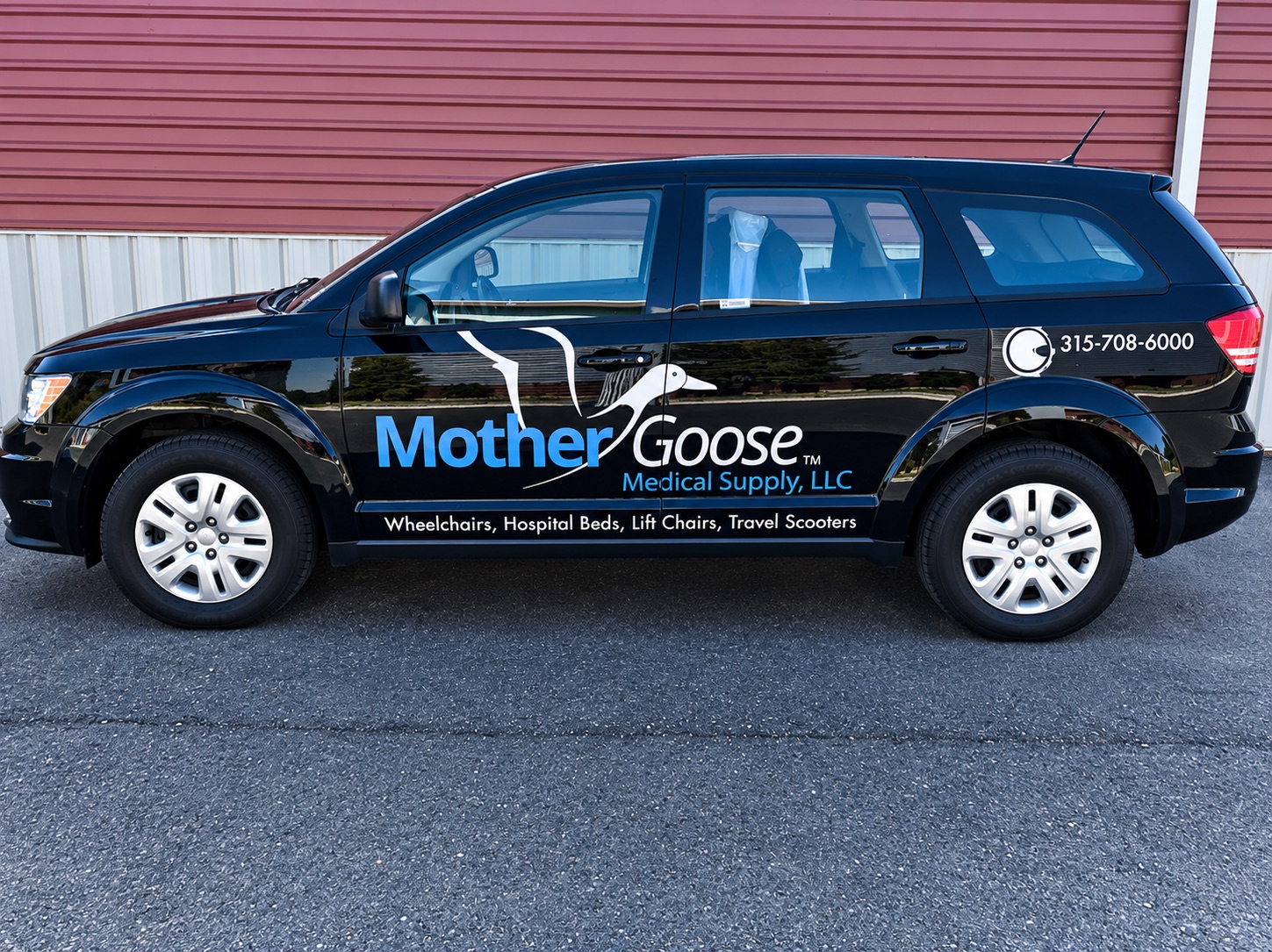 Mother Goose Medical Supply delivery vehicle